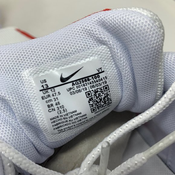Nike Air Max 200 White Red Running Shoes main image 7